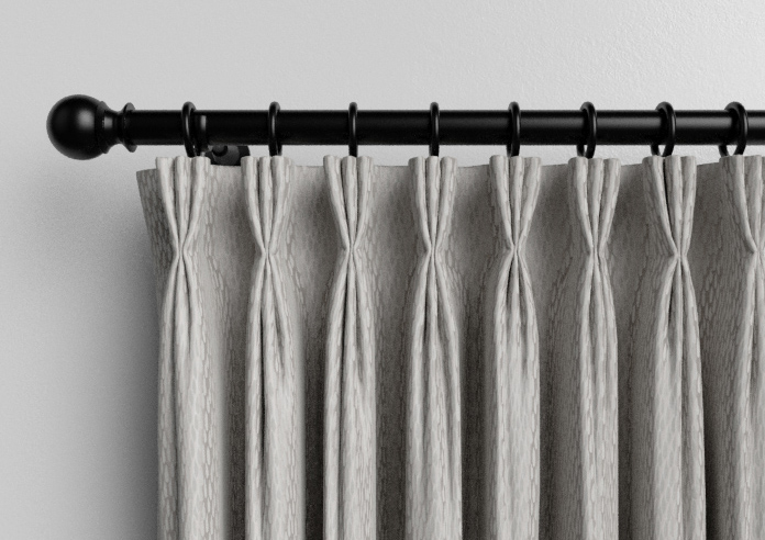 Dew Drop, Metallic Silver - Made to Measure Curtains - Image 11